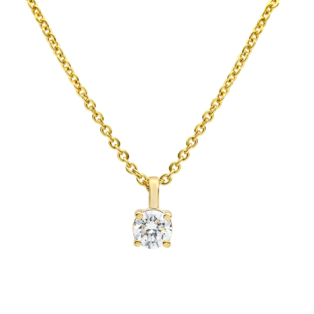 1/2 Carat Lab Grown Solitaire Pendant