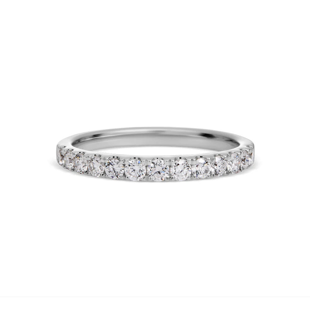 Claw Set Diamond Ring 0.43ct TDW - White Gold