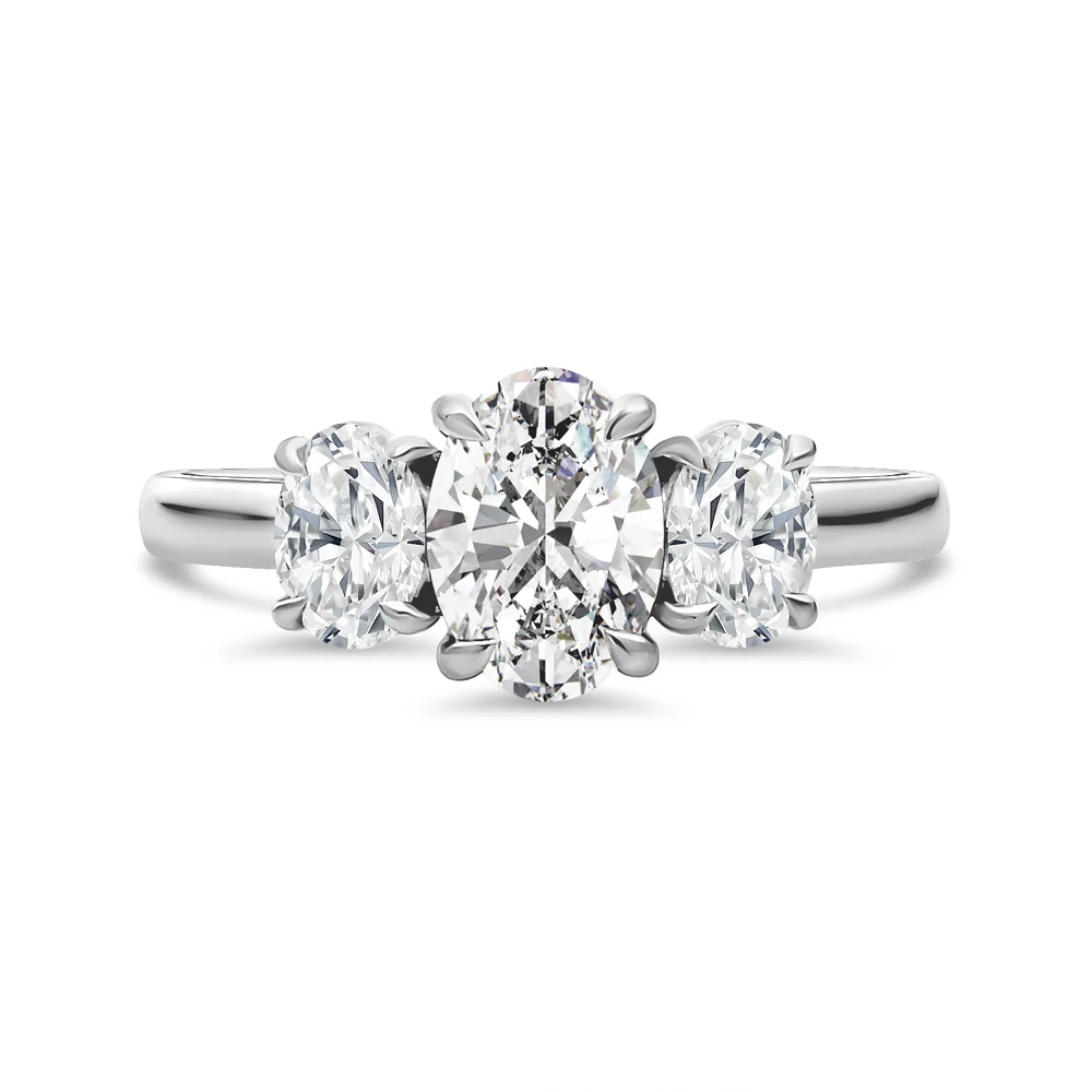 Oval Trilogy Lab Grown Ring