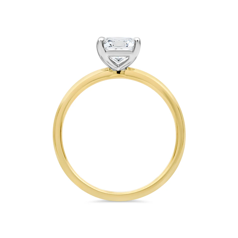 Radiant Cut Solitaire Lab Grown Diamond Ring 1.5ct - Image 2