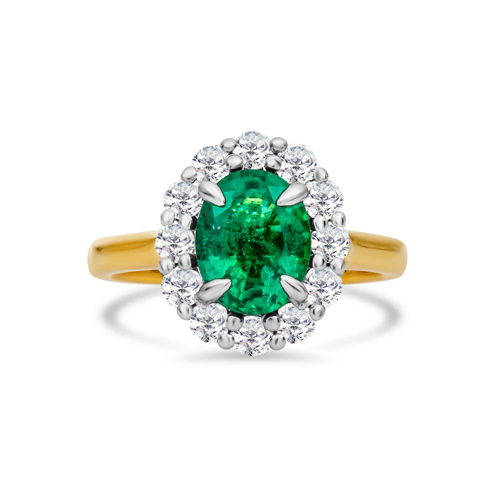 Emerald & Diamond Ring