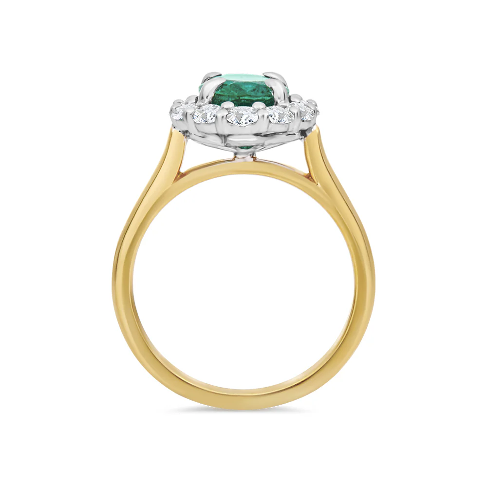 Emerald & Diamond Ring - Image 2
