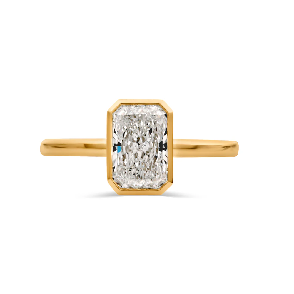 Radiant Cut Lab Grown Diamond Ring 1.52ct