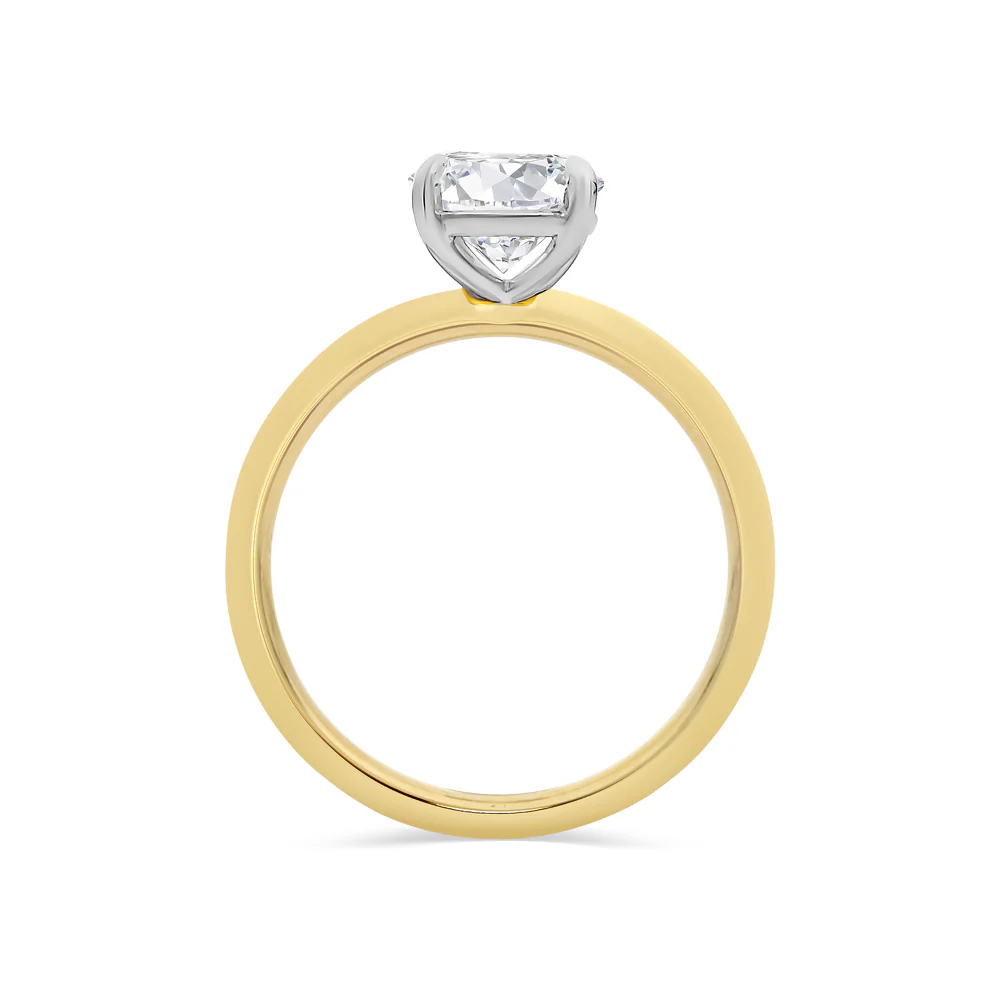 2ct Oval Lab Grown Diamond Ring - Image 2