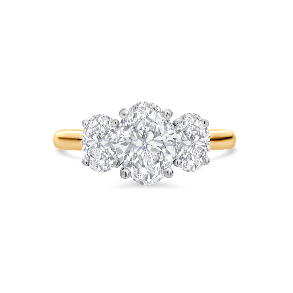 Oval Trilogy Lab Grown Ring