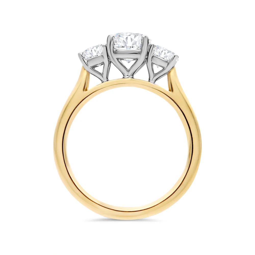 Oval Trilogy Lab Grown Ring - Image 2