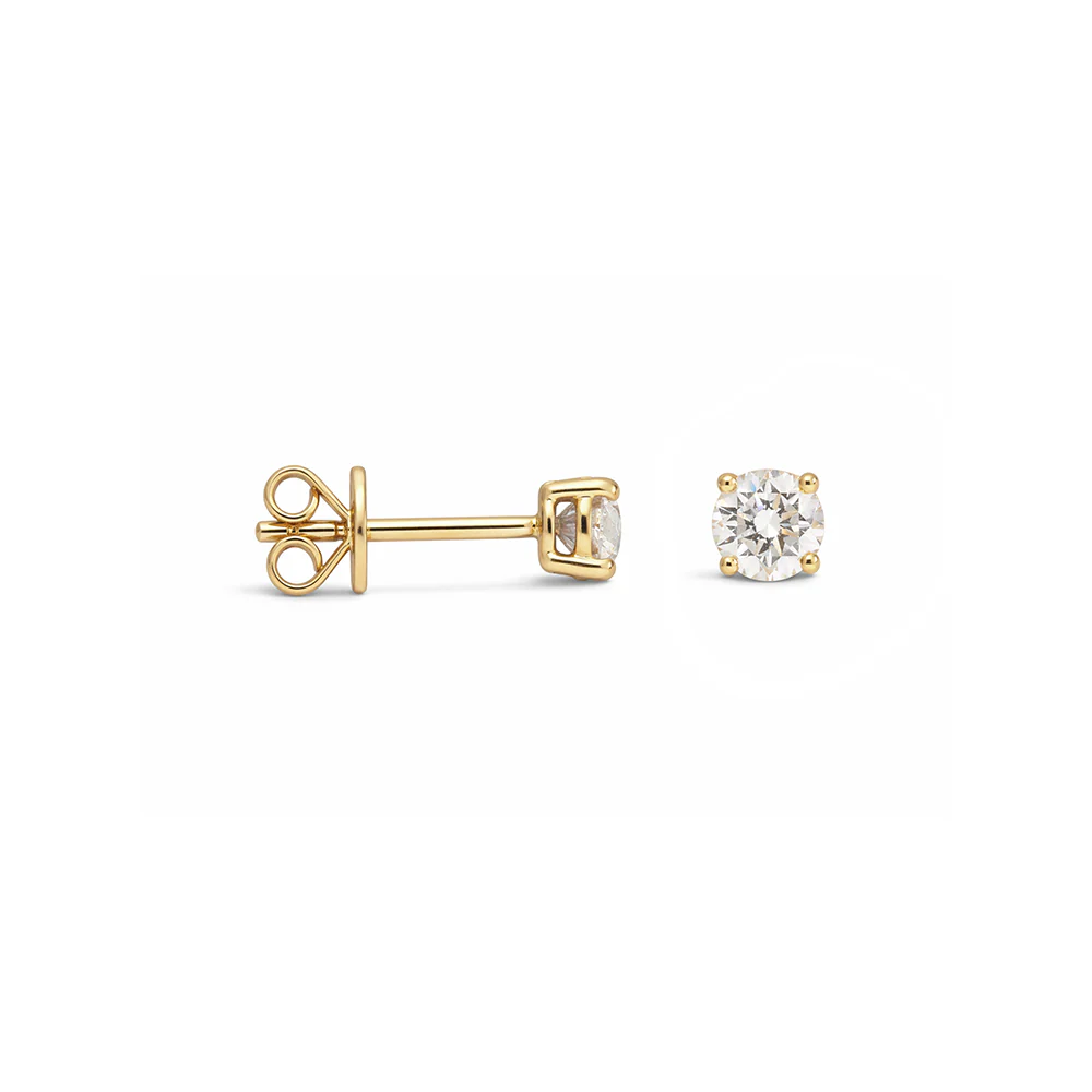 .50ct Round Brilliant Cut Lab Grown Diamond Solitaire Stud Earrings