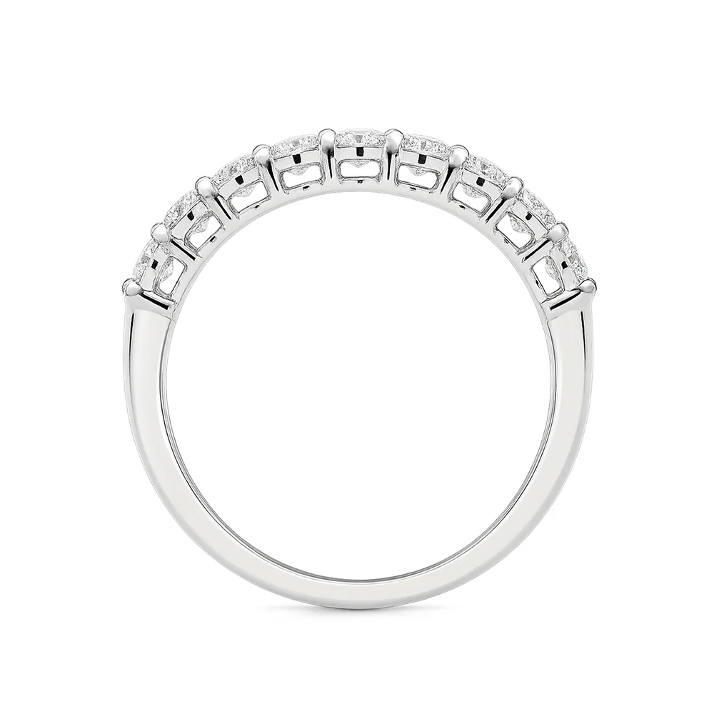Oval Cut Lab Grown Diamond Ring - White Gold - Image 2