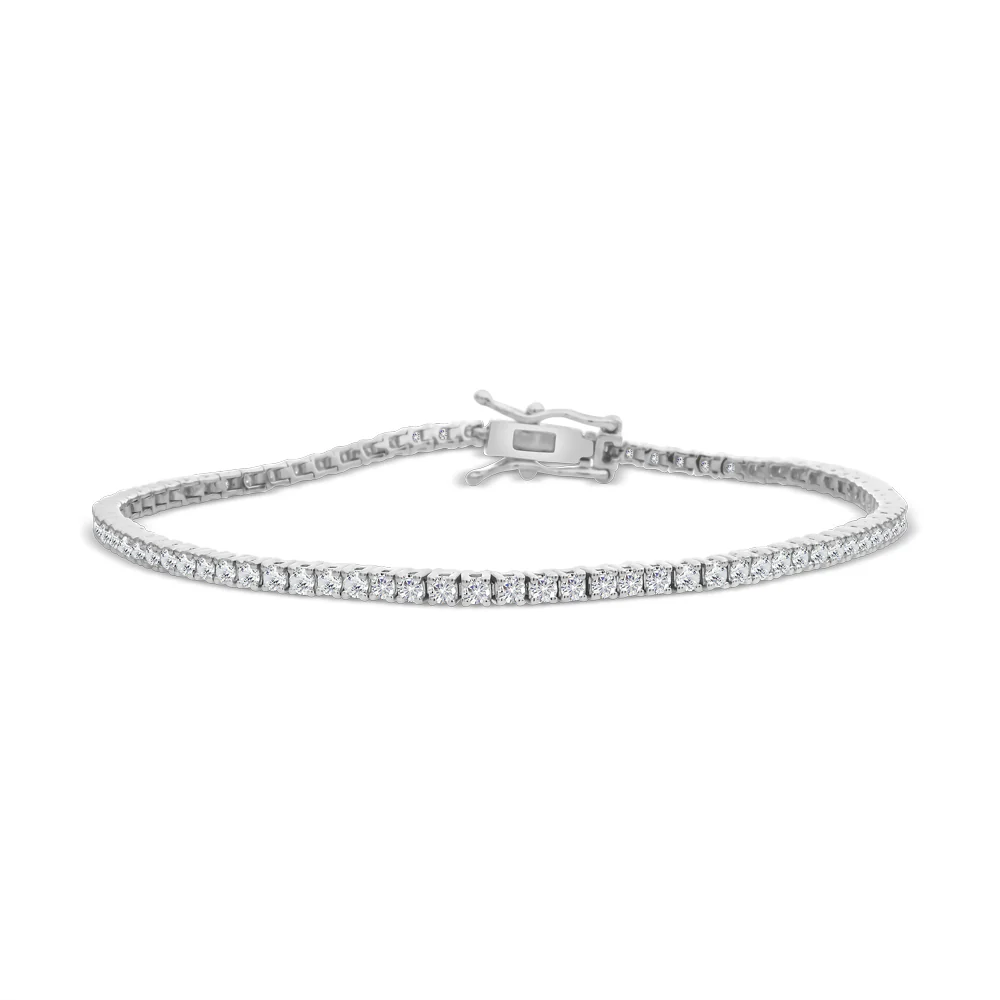 2ct Lab Grown Diamond Tennis Bracelet