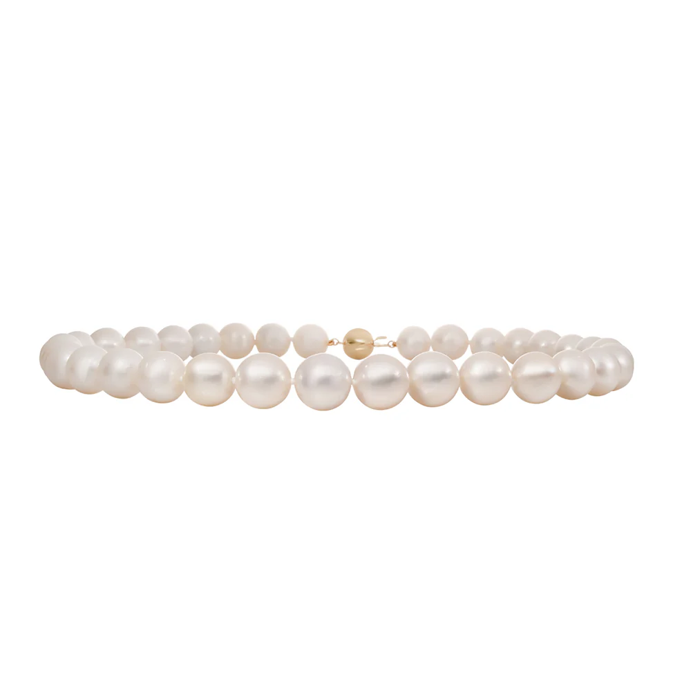 11-13mm South Seas Strand 45cm - Yellow Gold