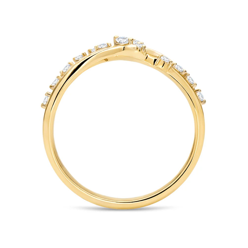 Lab Grown Diamond Ring - Yellow Gold - Image 2