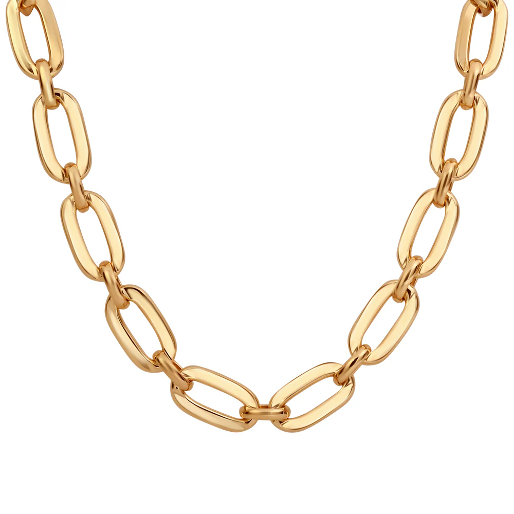 Oval Link Silver Filled Chain