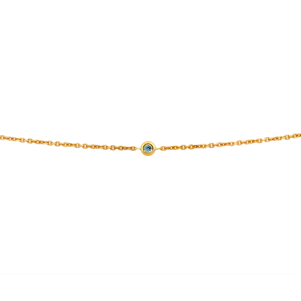 Bezel Set Topaz Bracelet