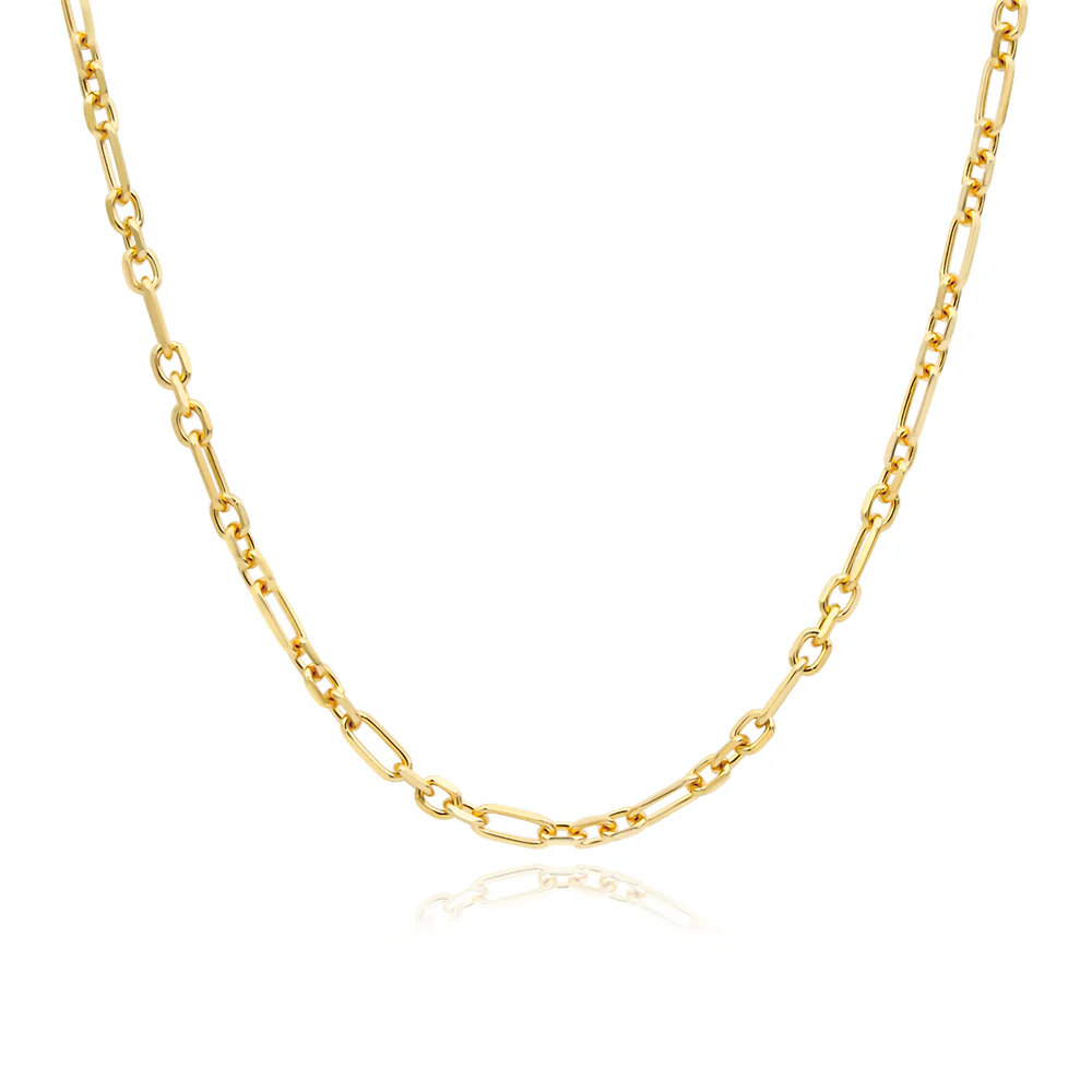 3+1 Yellow Gold Cable Chain