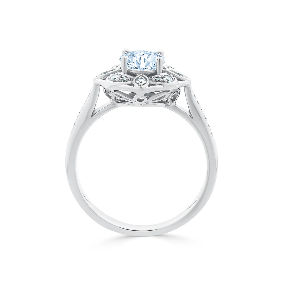 Aquamarine & Diamond Ring - Image 2