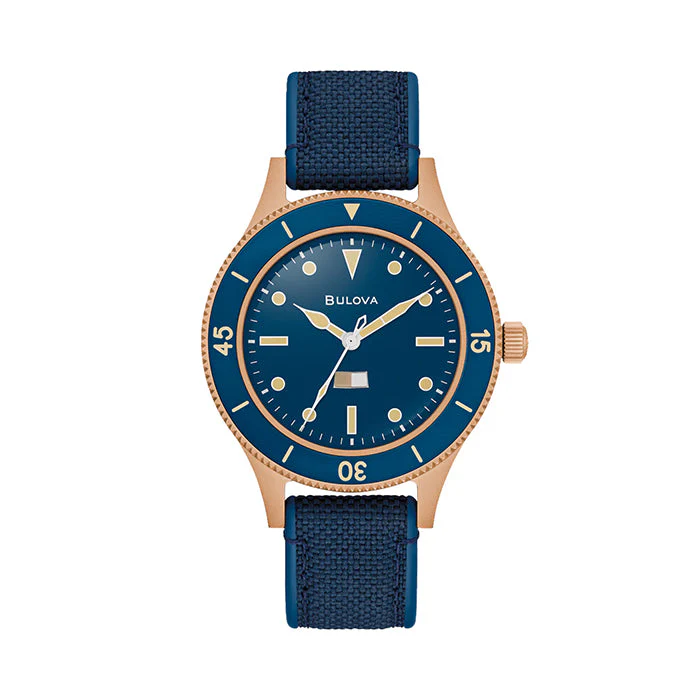 Bulova Mil-Ships Bronze Special Edition Watch - 98A325