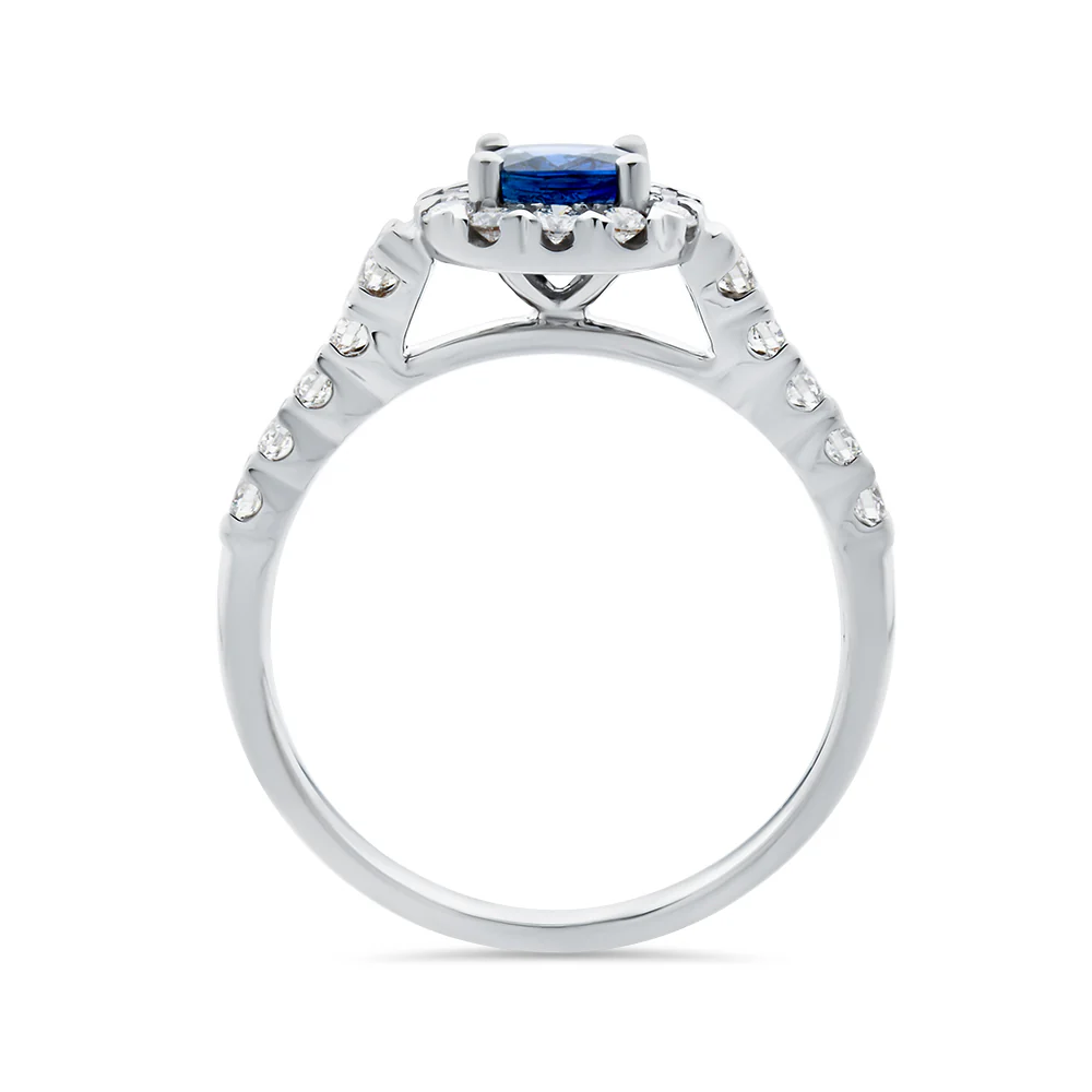 Ceylon Sapphire & Diamond Ring - Image 2