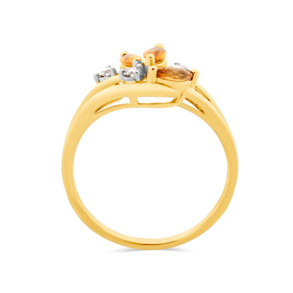Citrine & Diamond Ring - Image 2