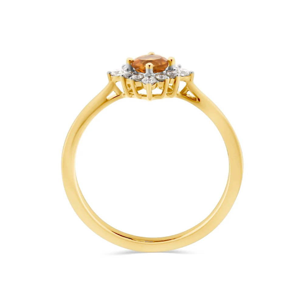 Citrine & Diamond Ring - Image 2