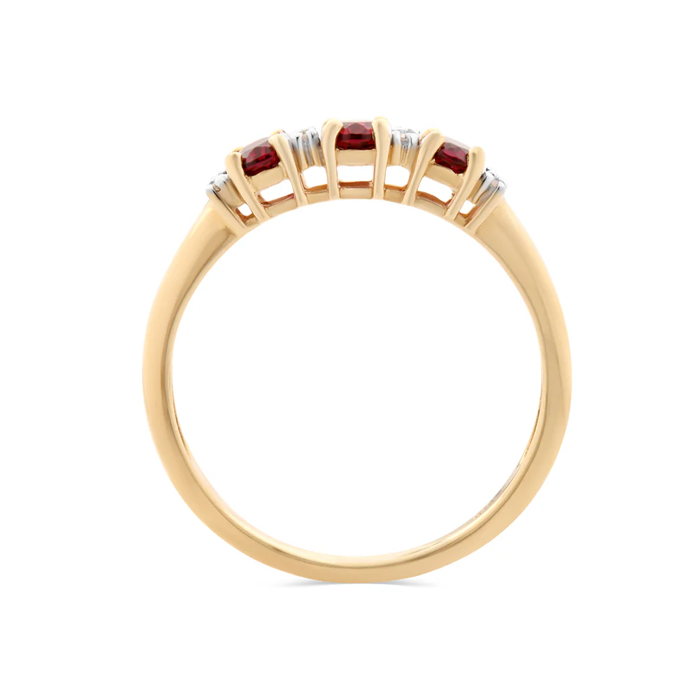 Created Ruby & Diamond Ring - Image 2