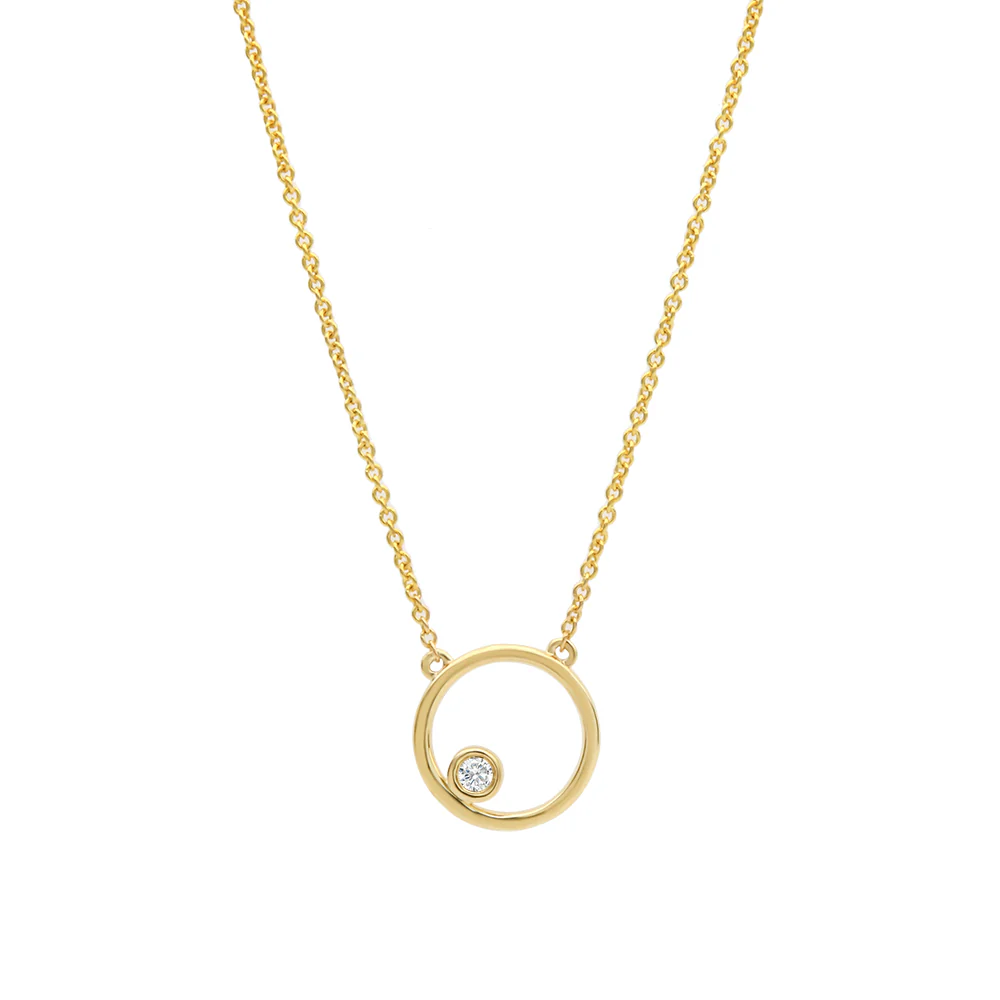 Diamond Circle Pendant