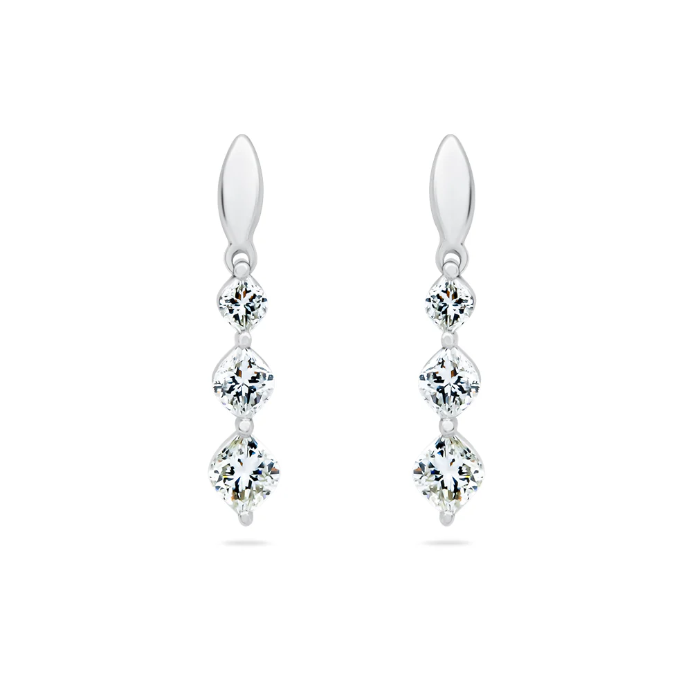Diamond Drop Earrings
