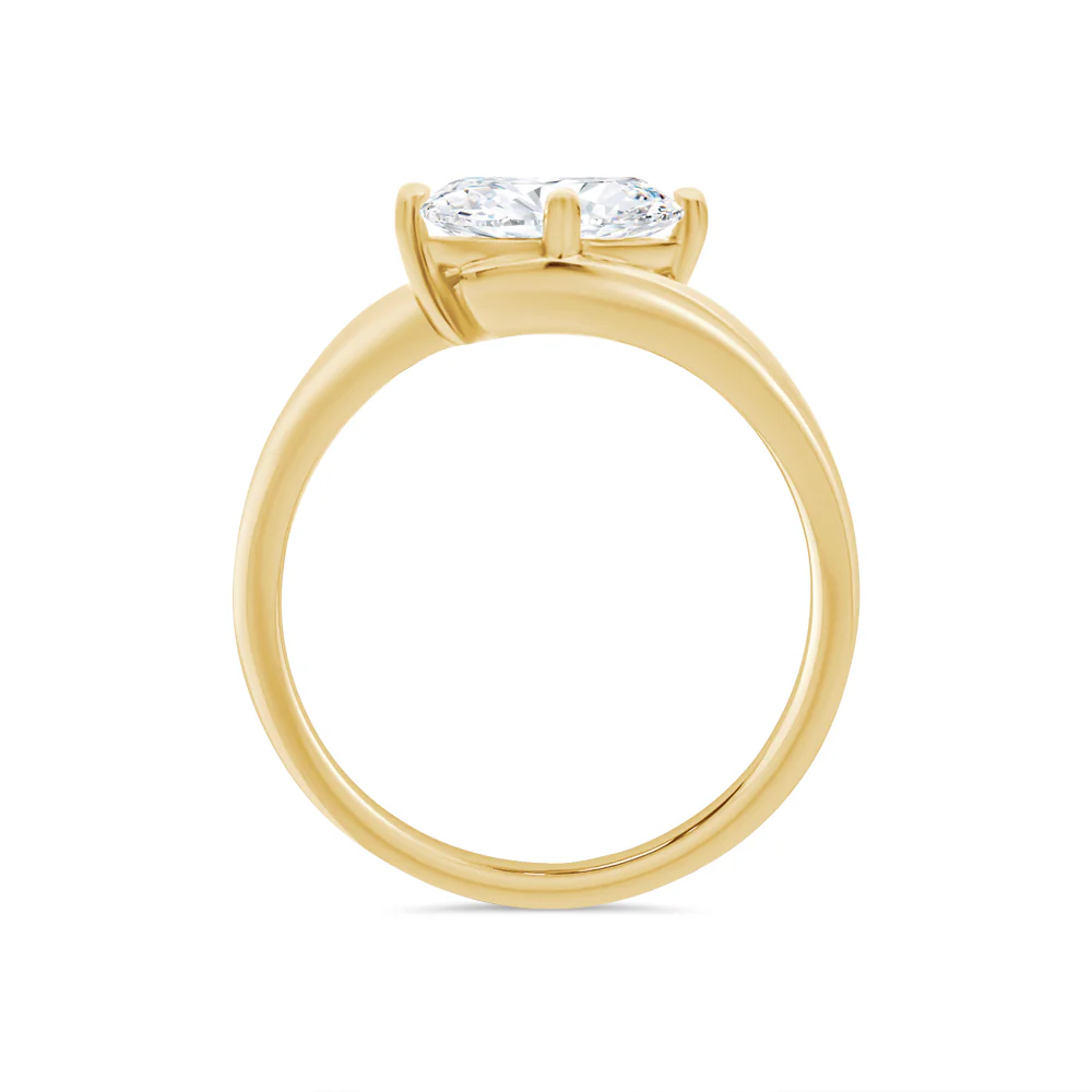 East to West Oval Solitaire Ring - Image 2