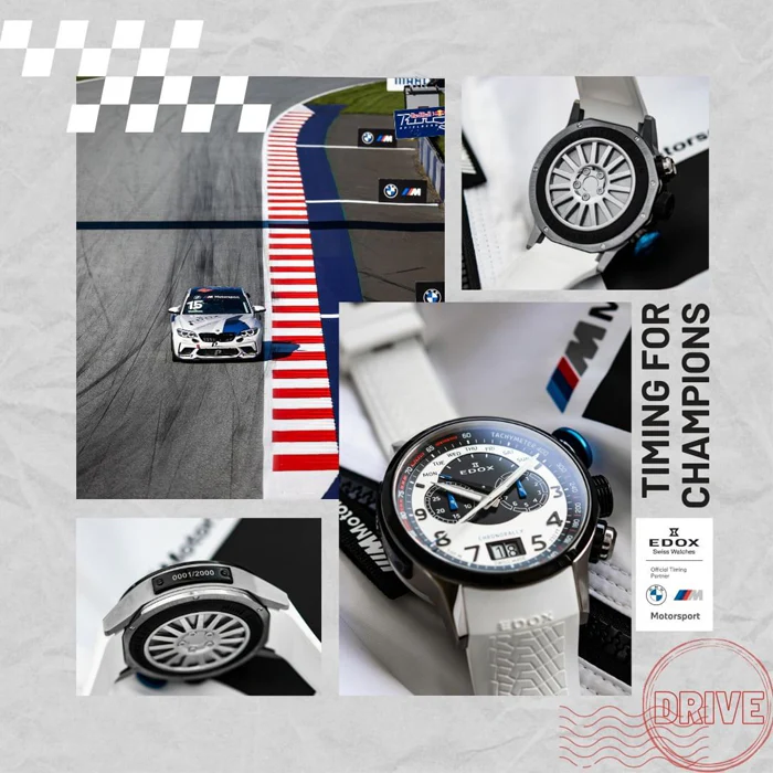 Edox 'Chronorally' Limited Edition Watch - 38001 TINNBU BN - Image 3