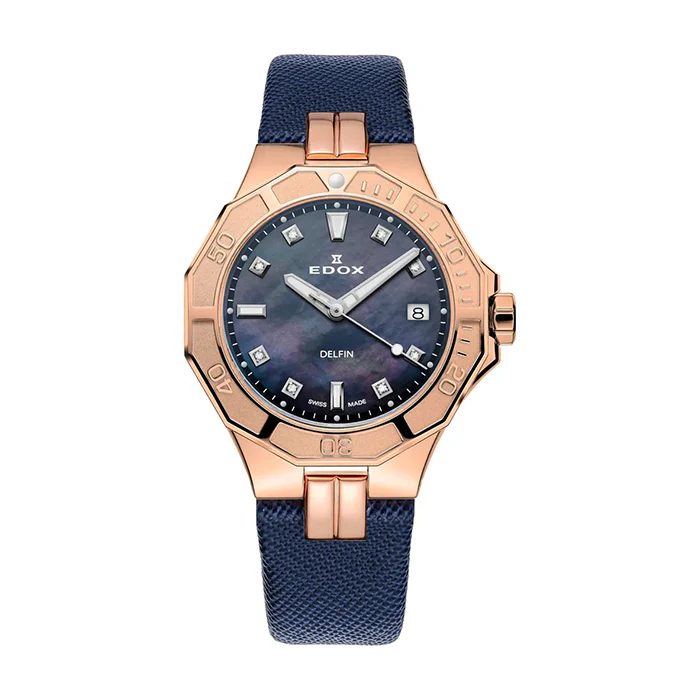 Edox 'Delfin' Divers Watch - 5302037RCNANR