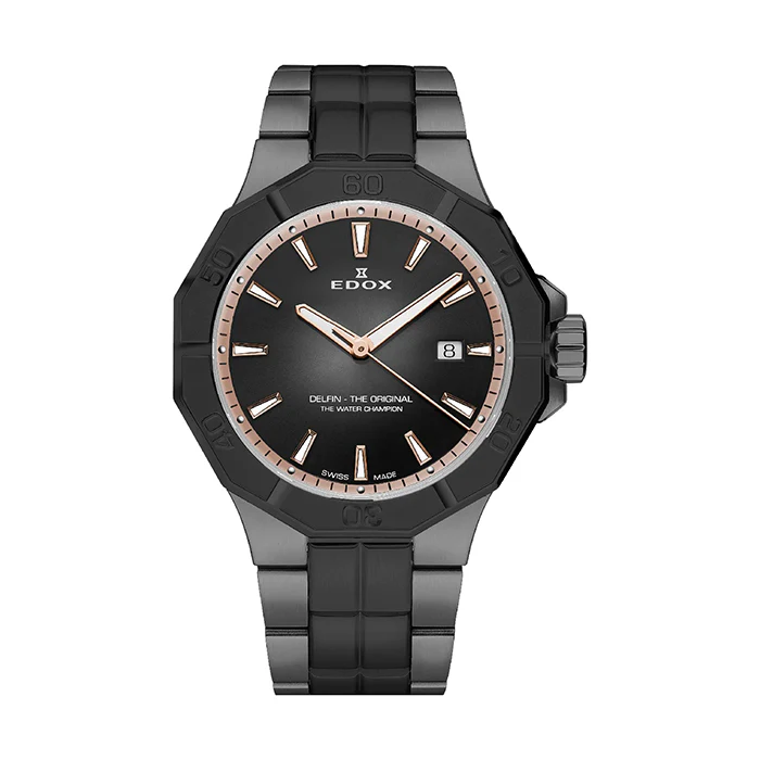 Edox Delfin Watch - 5302137GNMNDR