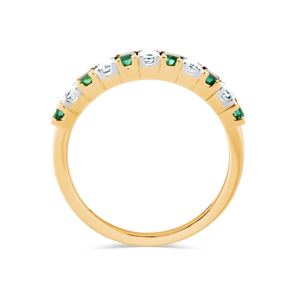 Emerald & Diamond Ring - Image 2