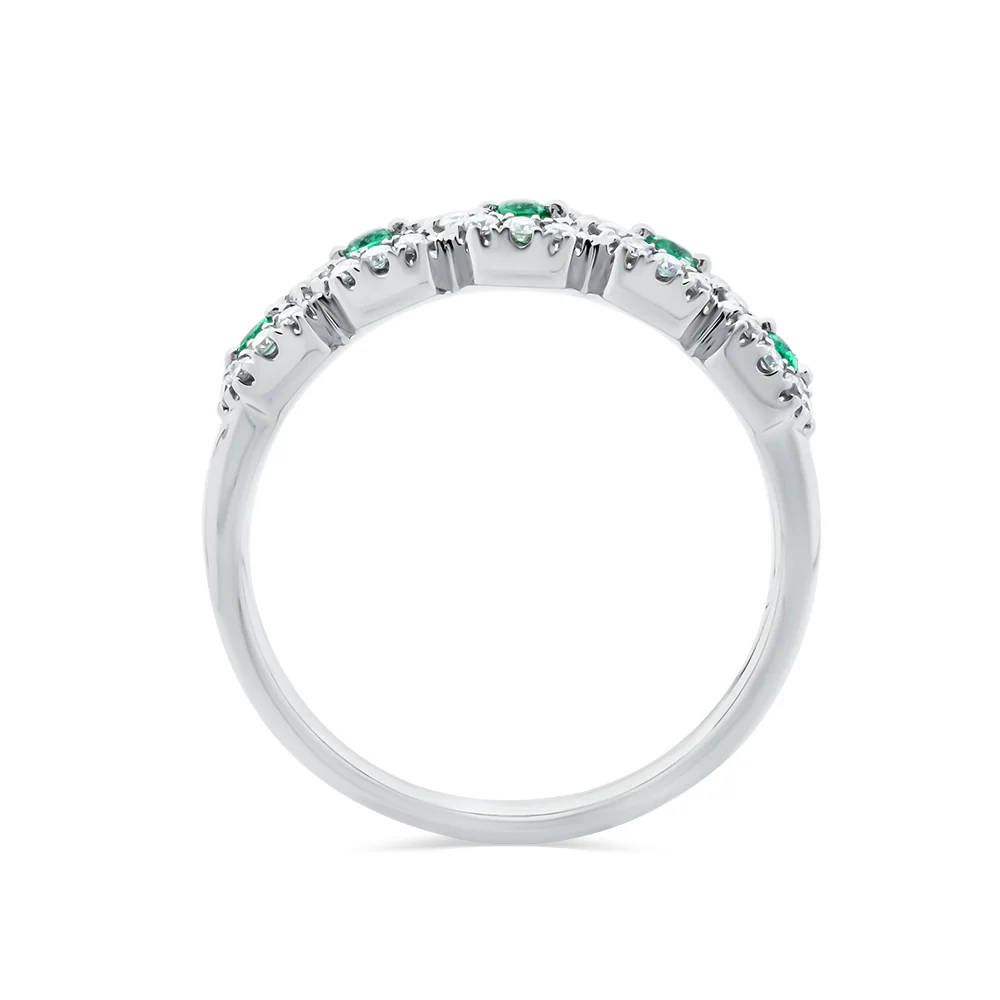 Emerald & Diamond Ring - Image 2