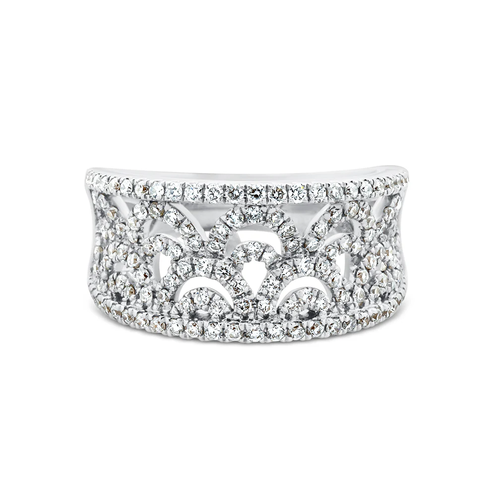 Filagree Diamond Ring