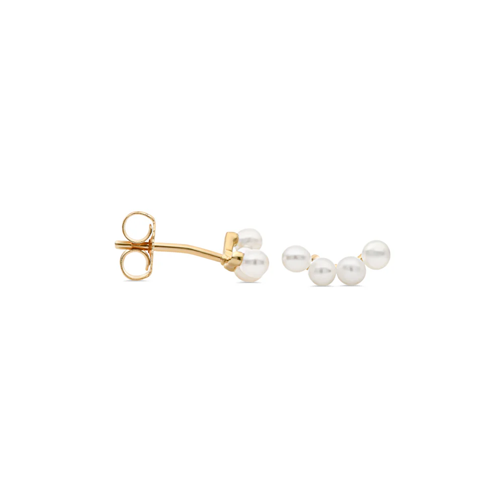 Fine Fresh Water Pearl Stud Earrings
