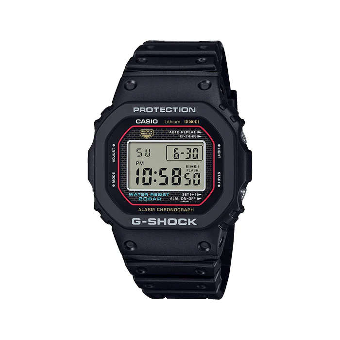 G-Shock Basic Line Up 40th Anniversary Edition Watch -   DW5000R-1A