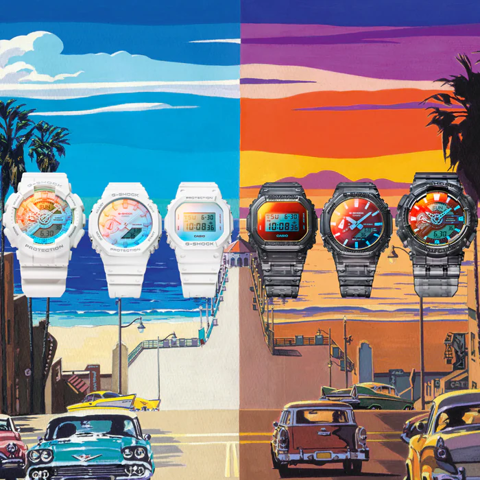 G-Shock Duo Chrono Beach Iridescent Series Watch - GA110TLS-8A - Image 2