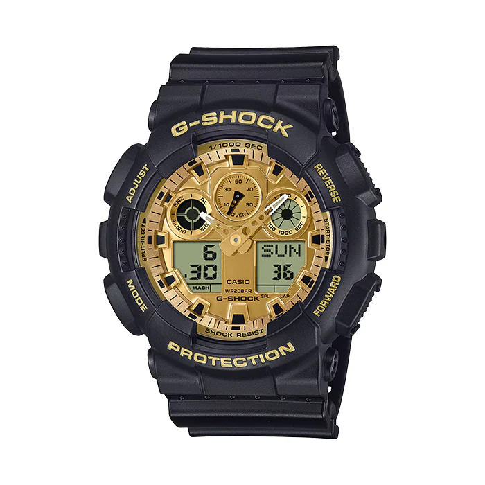 G-Shock Duo Chrono Watch - GA100GGB-1A9