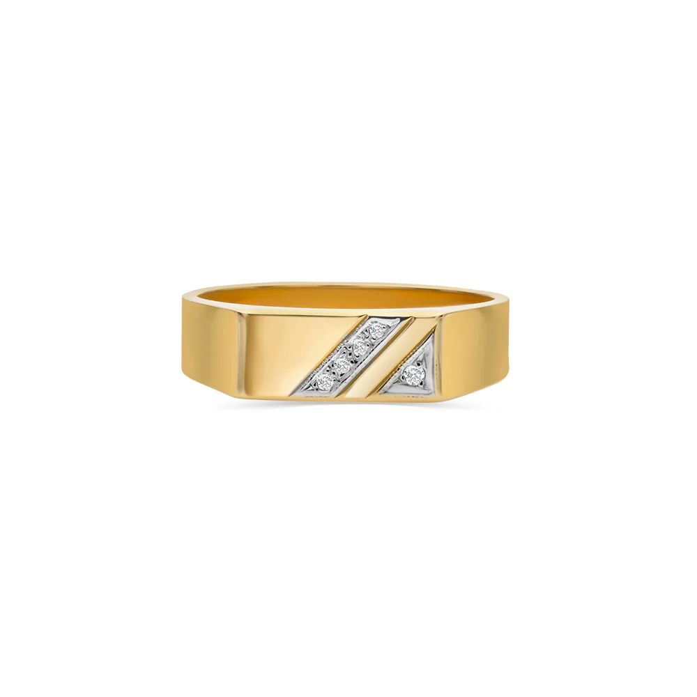 Gents Diamond Set Ring