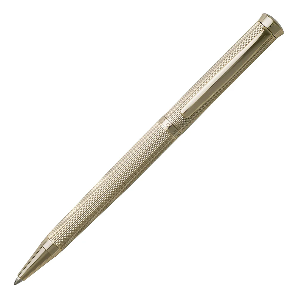 HUGO BOSS BALLPOINT PEN - SOPHISTICATED GOLD