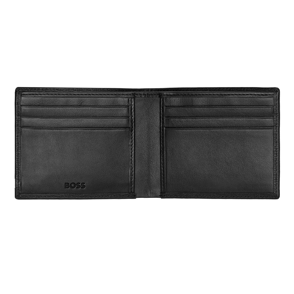 HUGO BOSS LEATHER WALLET - ICONIC BLACK - Image 2