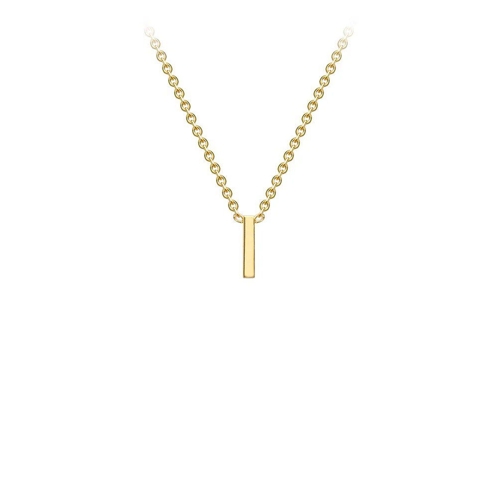 Letter 'I' Pendant & Chain