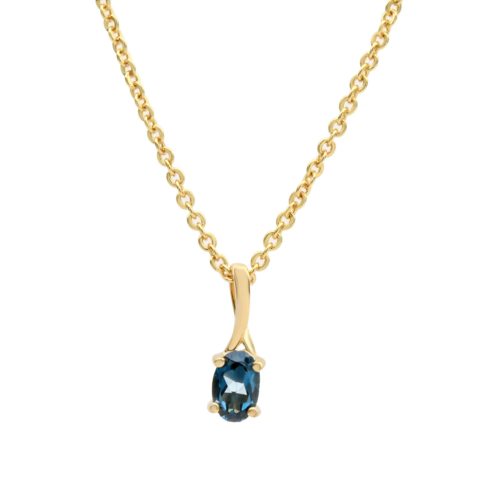 London Blue Topaz Pendant
