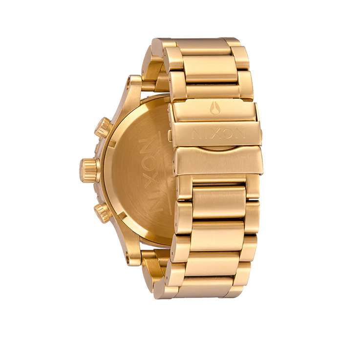 Nixon 51-30 Gold & Turquoise Watch - A1389-5345-00 - Image 3
