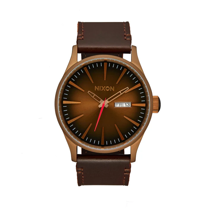 Nixon Sentry Leather Watch - A105-5145-00