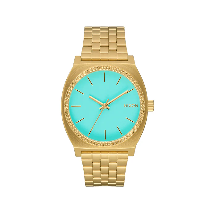 Nixon Time Teller Turquoise & Gold Watch - A045-5345-00