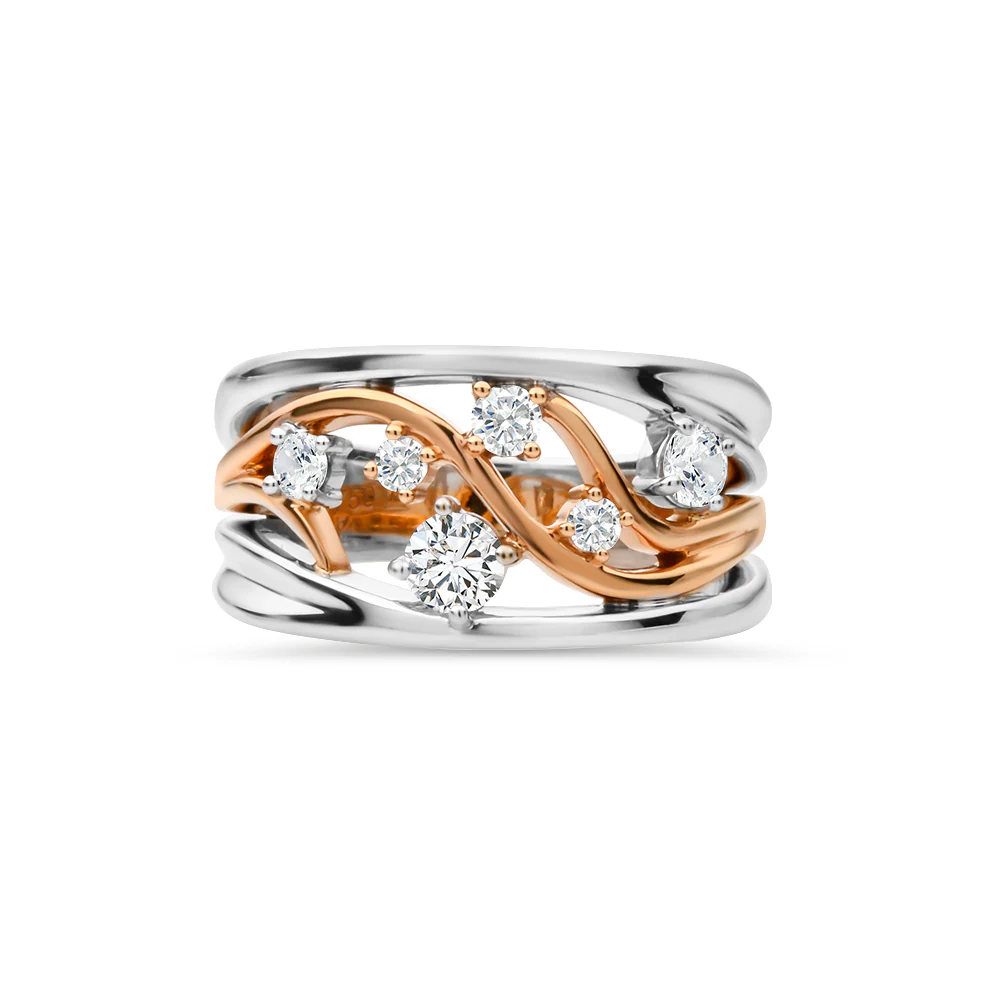 Open Design Diamond Ring