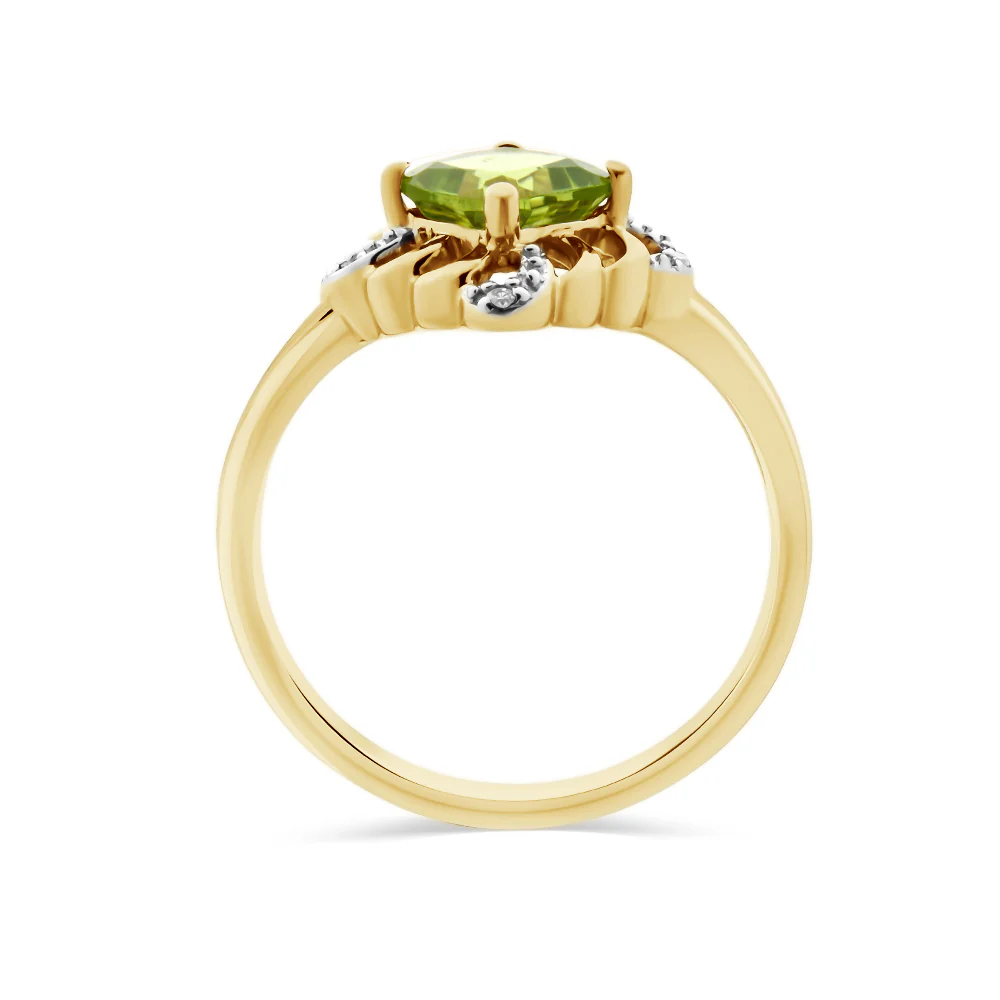 Peridot & Diamond Ring - Image 2