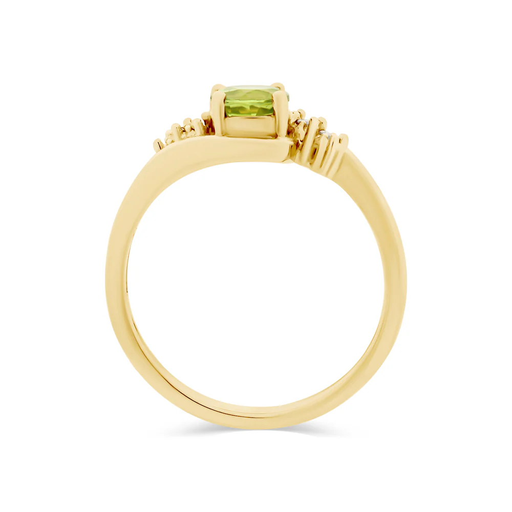Peridot & Diamond Ring - Image 2