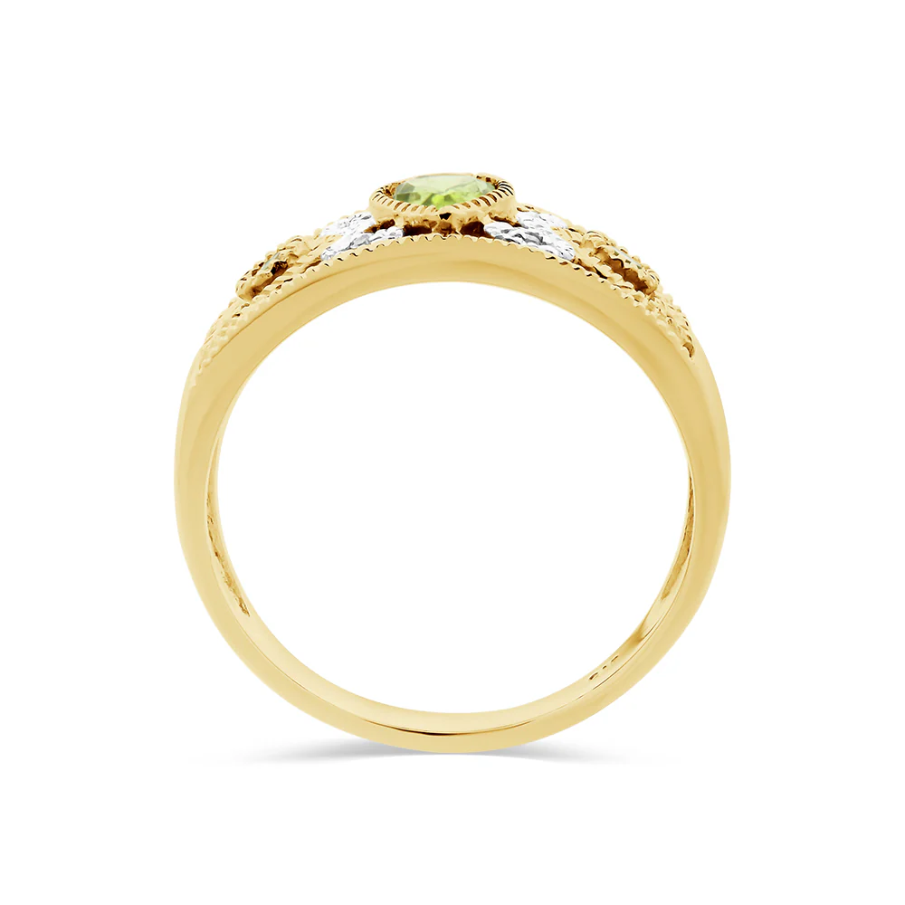 Peridot & Diamond Ring - Image 2