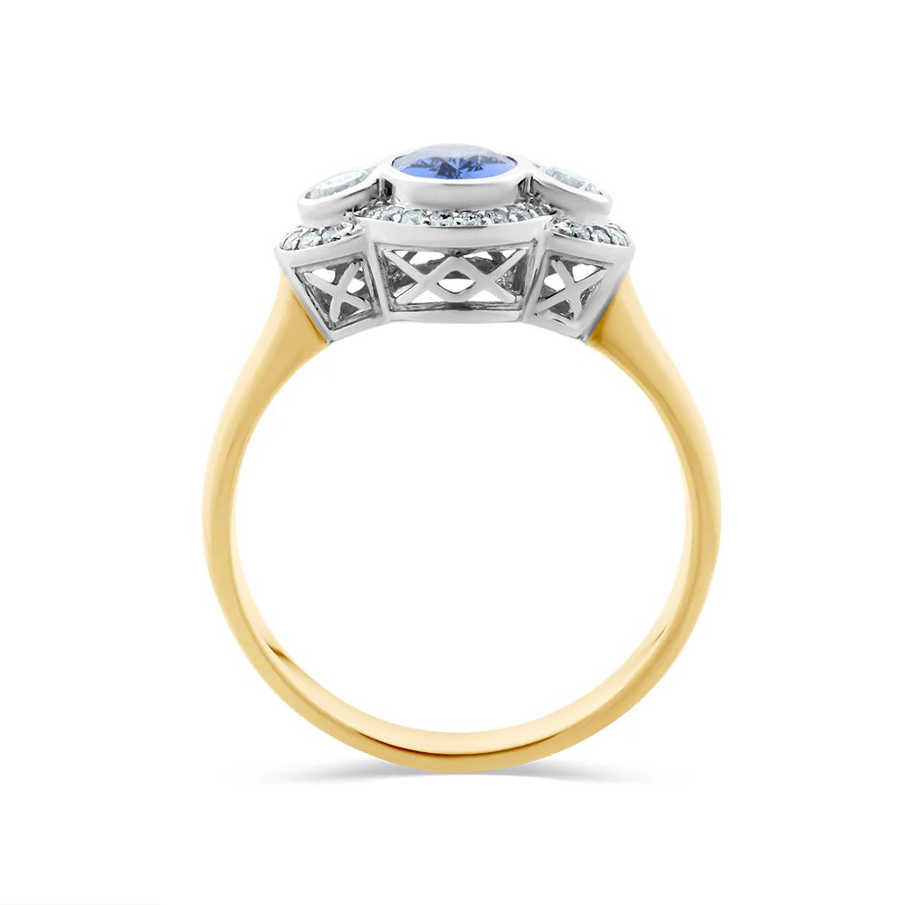 Sapphire & Diamond Ring - Image 2